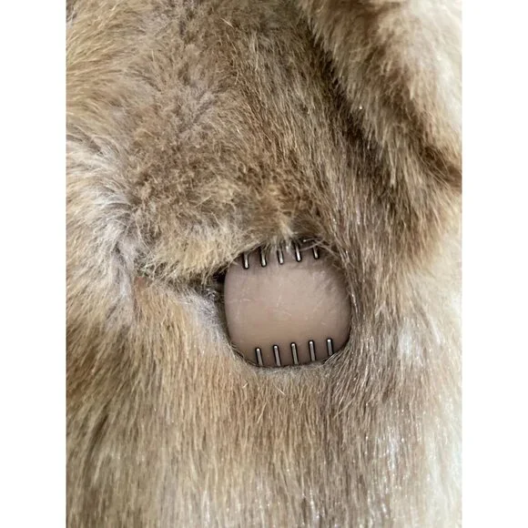 Vintage Mincara Faux Fur Coat By Russel Taylor Women's Medium - Picture 5 of 9